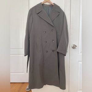 vintage oversized military coat